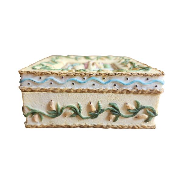 Vintage Hunter & Duck Tic Tac Toe Resin Game Box Figurine Decorative Collectible - Picture 9 of 13